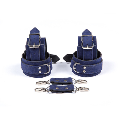Roomfun 蓝色手脚铐套装
